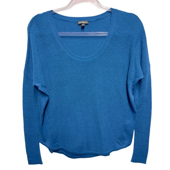 Express Oversized Drop Shoulder Knit Sweater - Picture 2 of 9